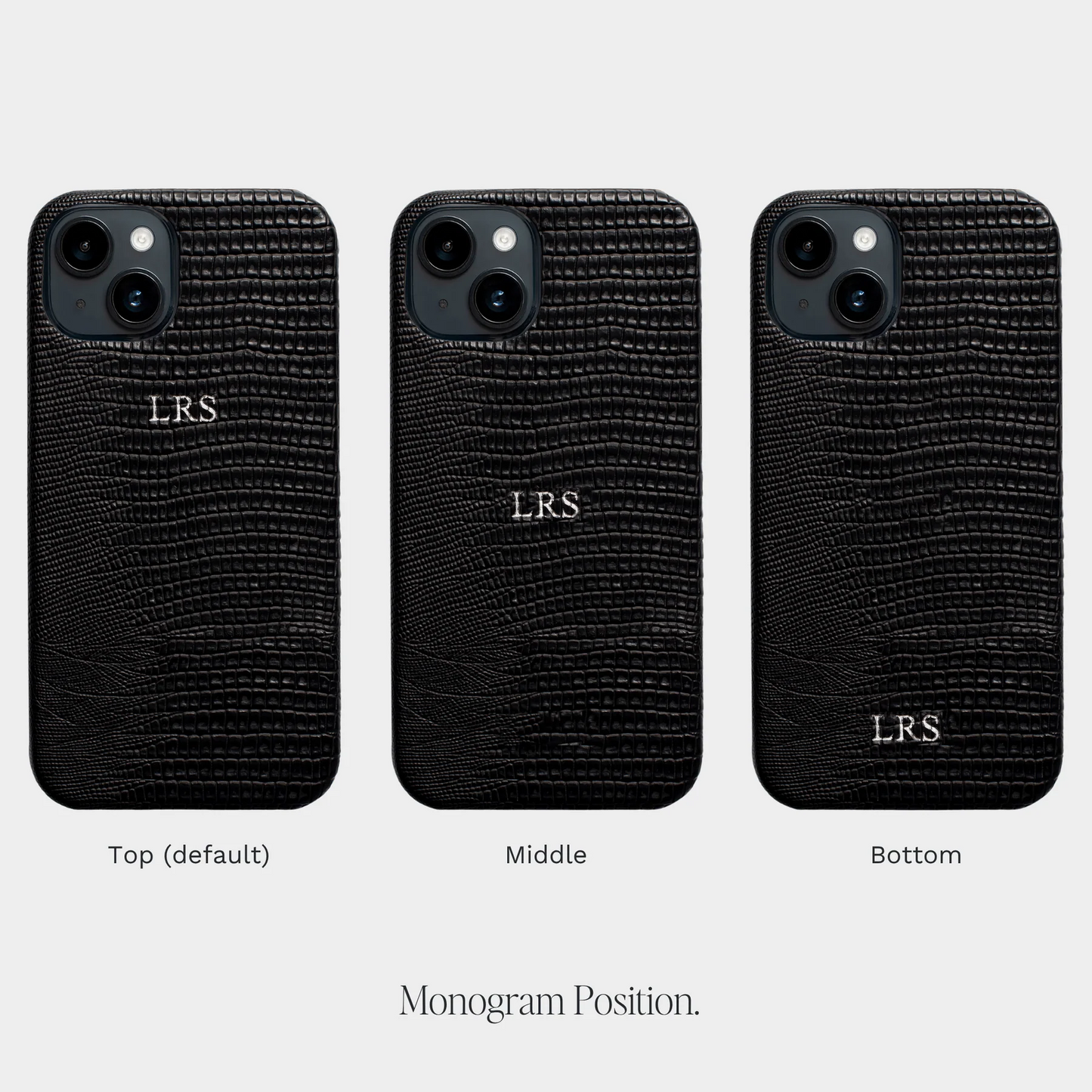 Lizzard Black Reverb — Funda de Piel Personalizada