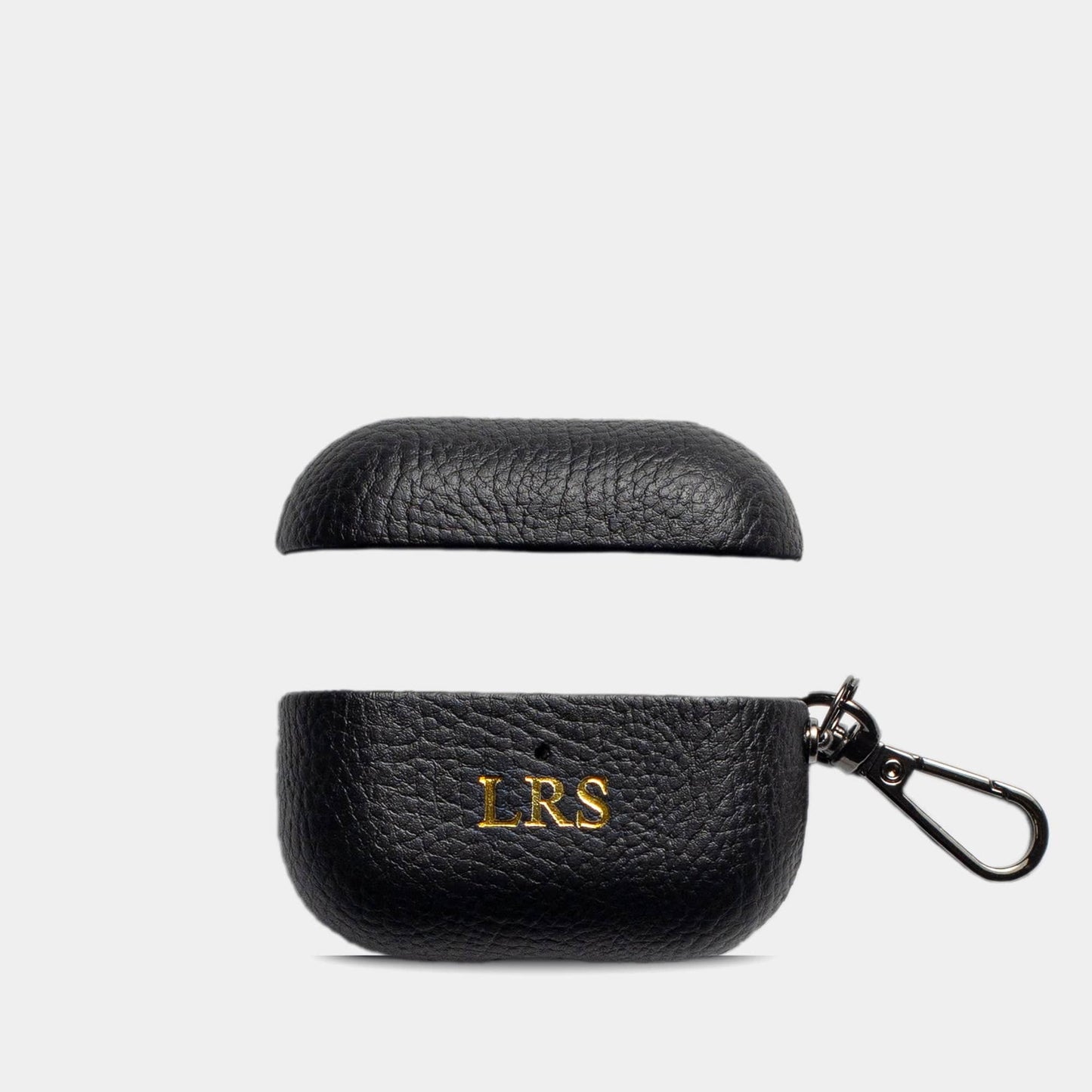 Pebble Black Reverb — Funda Airpods Personalizada