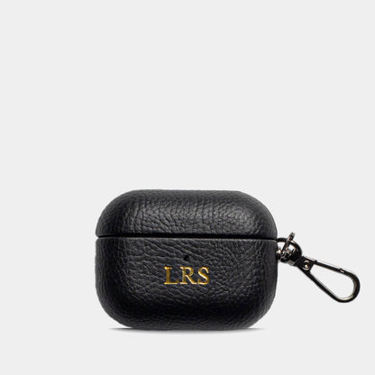 Pebble Black Reverb — Funda Airpods Personalizada