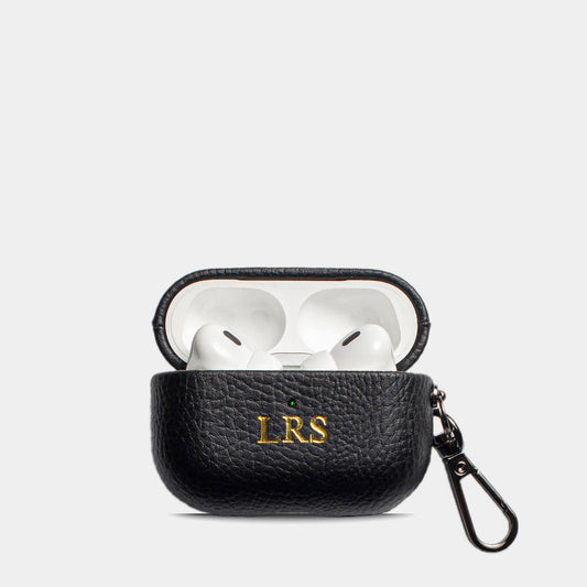 Pebble Black Reverb — Funda Airpods Personalizada
