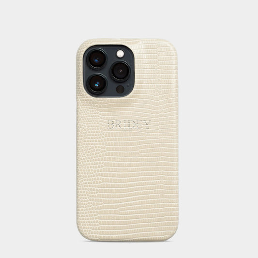 Lizzard Linen Tone — Funda de Piel Personalizada