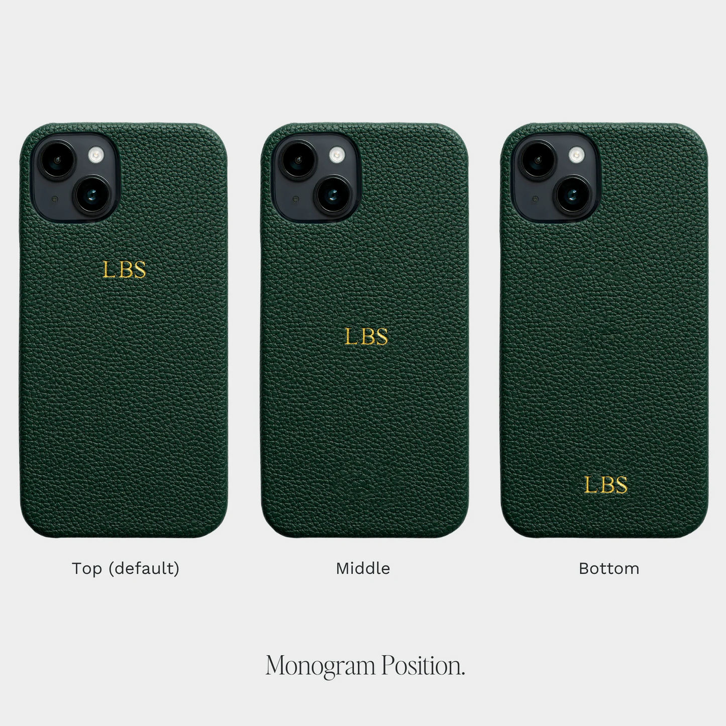 Pebble Forest Resin — Funda de Piel Personalizada