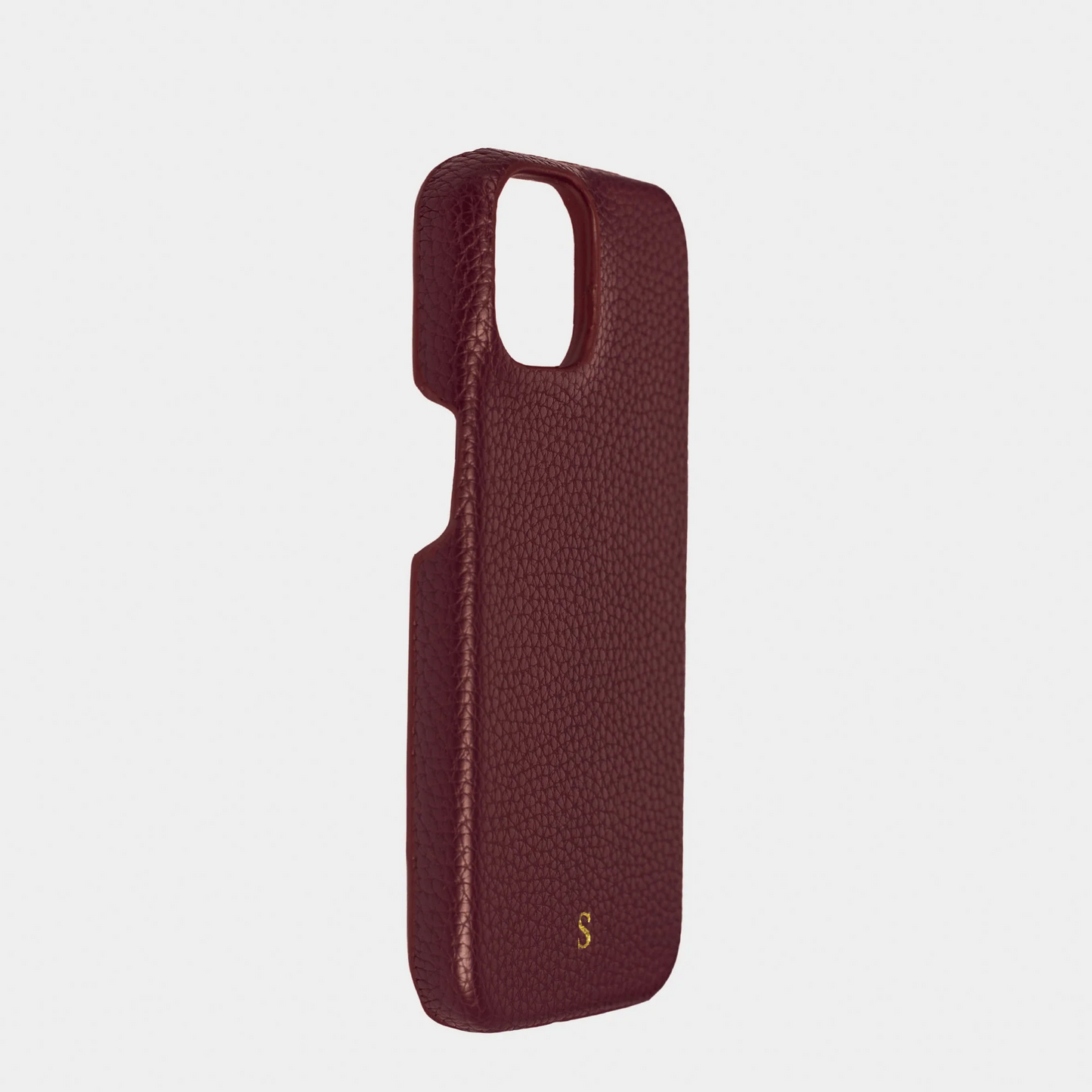 Pebble Velvet Wine — Funda de Piel Personalizada