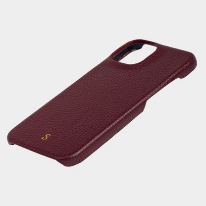 Pebble Velvet Wine — Funda de Piel Personalizada