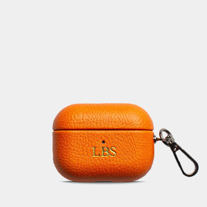 Pebble Amber Drop — Funda Airpods Personalizada