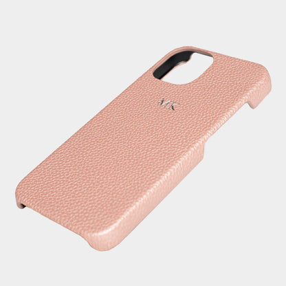 Pebble Rose Hush — Funda de Piel Personalizada