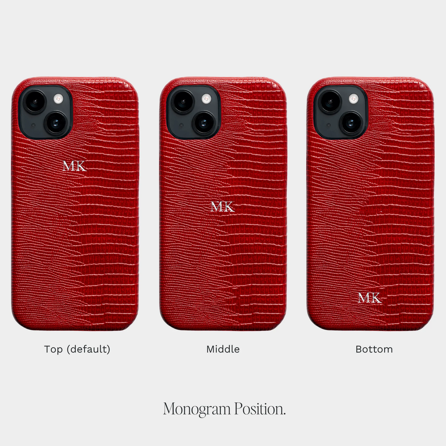 Lizzard Ruby Echo — Funda de Piel Personalizada