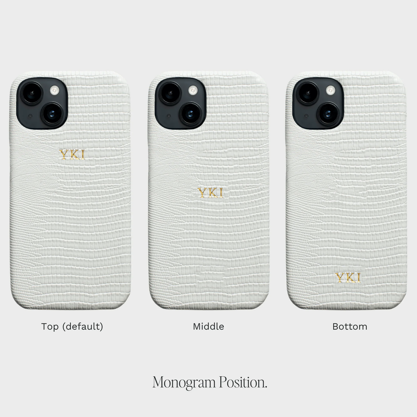 Lizzard Crystal Hush — Funda de Piel Personalizada