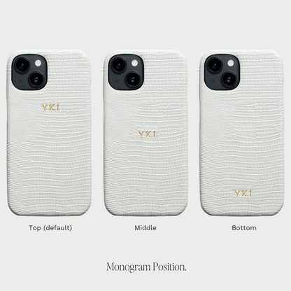 Lizzard Crystal Hush — Funda de Piel Personalizada