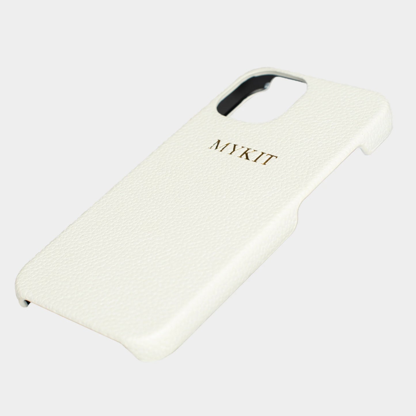 Pebble Crystal Hush — Funda de Piel Personalizada