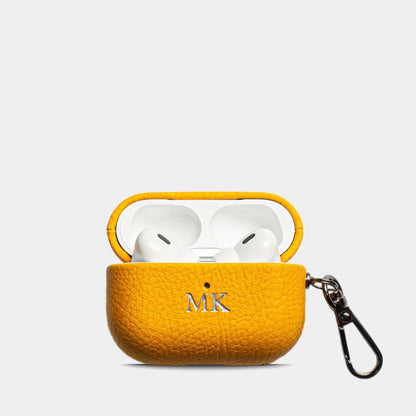 Pebble Tangerine Pulse — Funda Airpods Personalizada