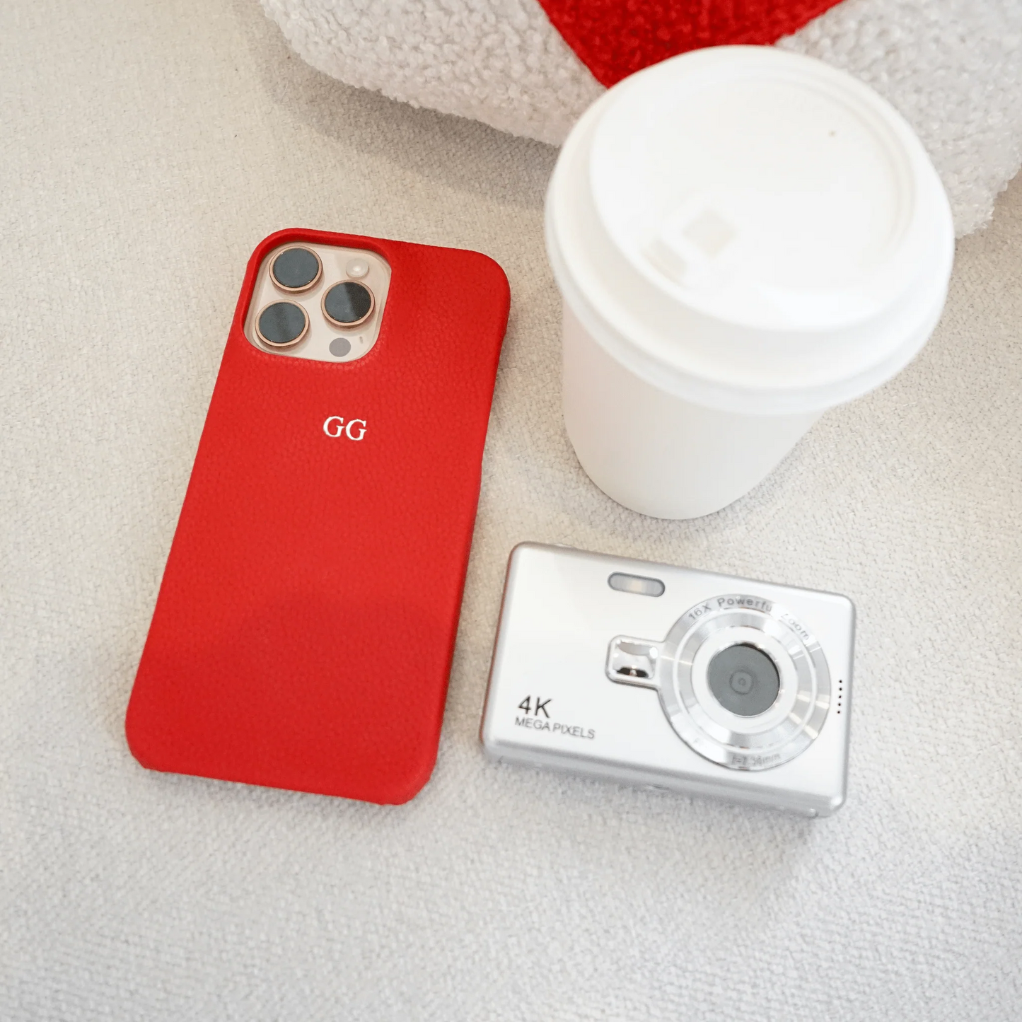Pebble Ruby Echo — Funda de Piel Personalizada